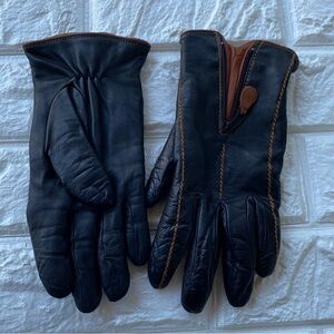 Vera Pelle Ladies Leather Wool lined Gloves